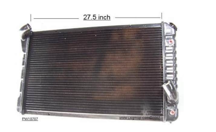 Radiator: Corvette 74-76 HD 4 core